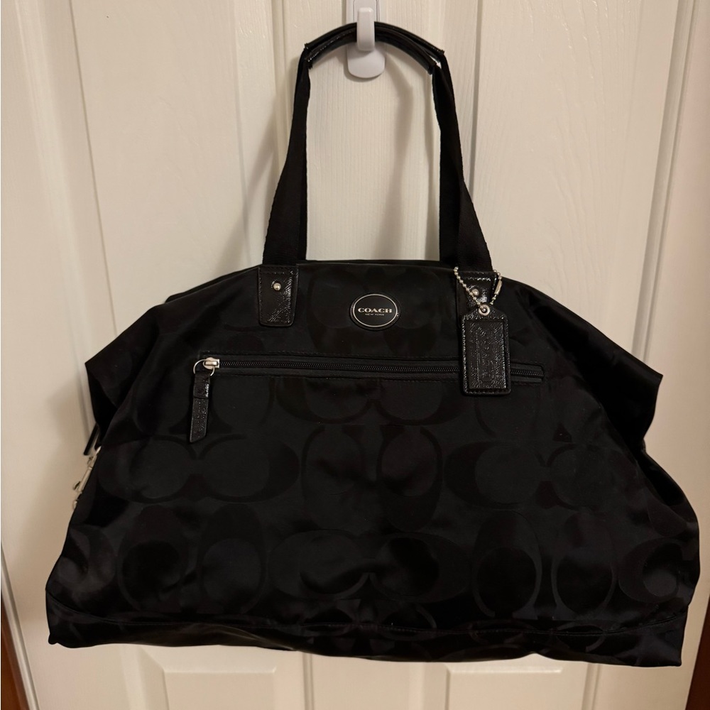 Coach Black Tote Bag Great for Travel